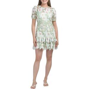 AROSE sage Haley Mini Dress